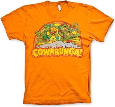 Teenage Mutant Ninja Turtles TMNT Cowabunga T-Shirt Orange