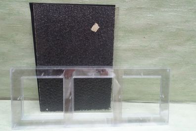 Struktur-Acrylplatte 29,5 x 20,5cm Acryl 3er Fenster 32 x 15,5cm Aufhängen Dekorieren