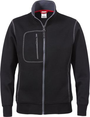 Fristads Zipper-Sweatshirt Acode Sweatjacke Damen 1748 DF Schwarz