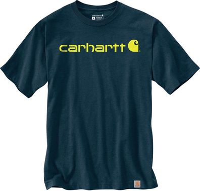 Carhartt Core Logo T-Shirt S/ S Night Blue Heather