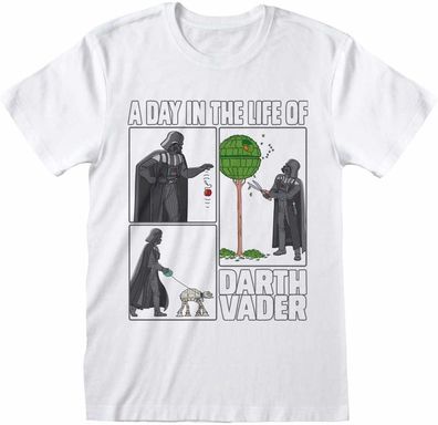 Star Wars - Day In The Life Of (Unisex) T-Shirt White