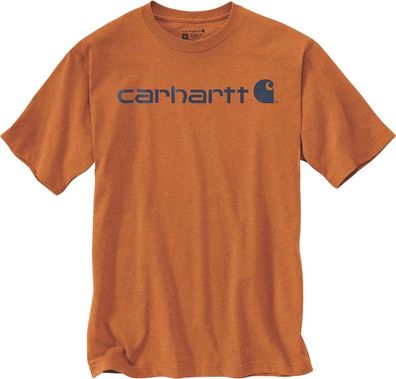 Carhartt Core Logo T-Shirt S/ S Marmalade Heather