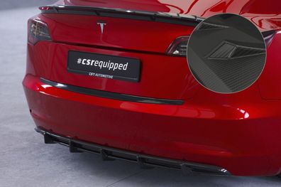 CSR Ladekantenschutz für Tesla Model 3 alle 2017- CSR-LKS024-M Carbon Look matt