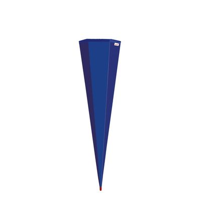 Roth Rohling, ultramarinblau, 85cm, eckig, Rot(h)-Spitze, ohne Verschluss