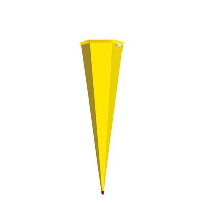 Roth Rohling, gelb, 85cm, eckig, Rot(h)-Spitze, ohne Verschluss