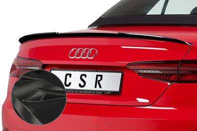 CSR Heckflügel mit ABE für Audi A5 F5 Cabrio 2016- CSR-HF628-G Glossy schwarz