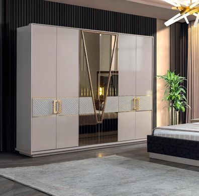 Schlafzimmer Kleiderschrank Moderne Möbel luxus Neu Einrichtung Design