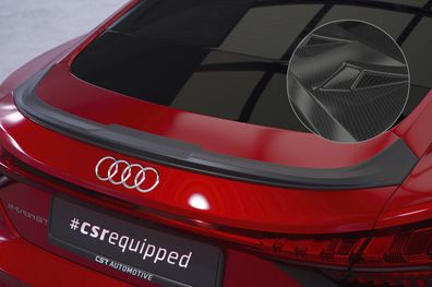CSR Heckflügel mit ABE für Audi e-tron GT (FW) alle 2020- CSR-HF956-C Carbon L