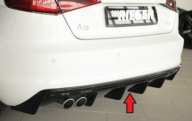 Rieger Diffusor für Audi A3 8V Schrägheck/ Sportback ohne S-Line 07/2012-08/2016