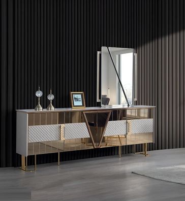 Moderne Sideboard Esszimmer Möbel luxus Einrichtung Neu Spiegel