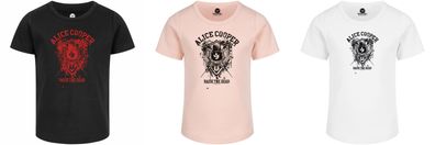 Alice Cooper (Raise the Dead) Mädchen Girly Shirt 100% offizielles Merch