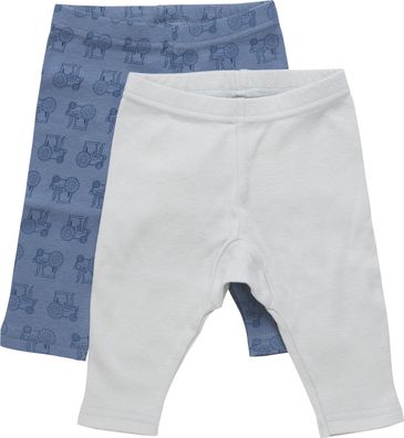 Pippi Babywear Kinder Leggings mit AOP (2er Pack) Blue Mirage