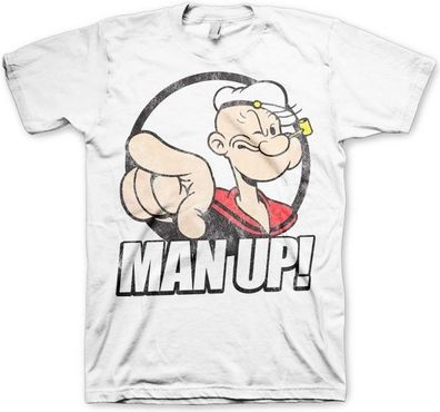 Popeye Man Up! T-Shirt White