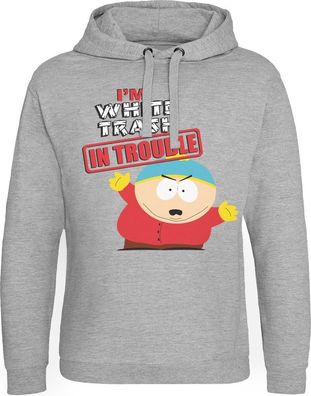 South Park I'm White Trash In Trouble Epic Hoodie Heather-Grey