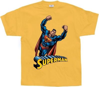 Superman Flying T-Shirt Orange