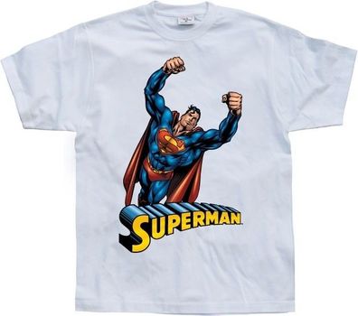 Superman Flying T-Shirt White