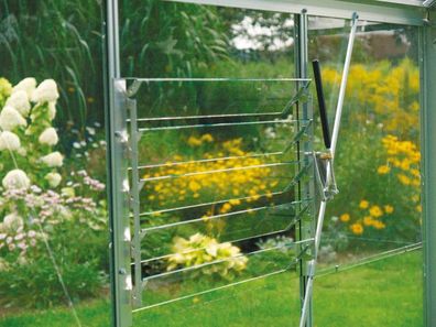 Vitavia Lamellen-Wandfenster aus Aluminium, alu eloxiert