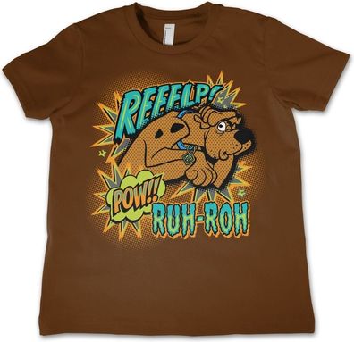 Scooby Doo Reeelp Kids Tee Kinder T-Shirt Brown