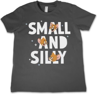 Tom & Jerry Small and Silly Kids T-Shirt Kinder Dark-Grey