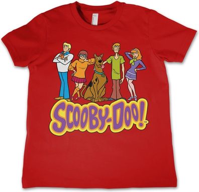Team Scooby Doo Kids Tee Kinder T-Shirt Red