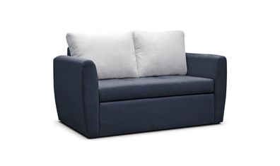 Couch mit Schlaffunktion Sofa Schlafsofa Wohnzimmercouch SARA 120 Blau