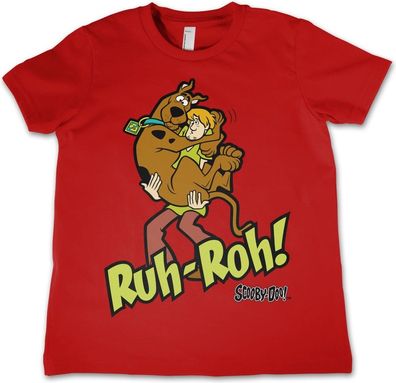 Scooby Doo Ruh-Ruh Kids Tee Kinder T-Shirt Red