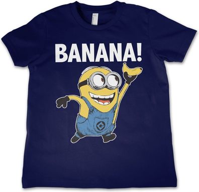 Minions Banana! Kids T-Shirt Kinder Navy