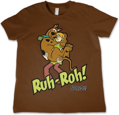 Scooby Doo Ruh-Ruh Kids Tee Kinder T-Shirt Brown