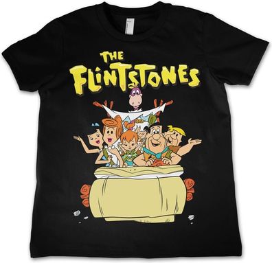 The Flintstones Kids T-Shirt Kinder Black