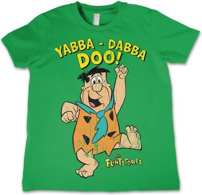 The Flintstones Yabba-Dabba-Doo Kids T-Shirt Kinder Green