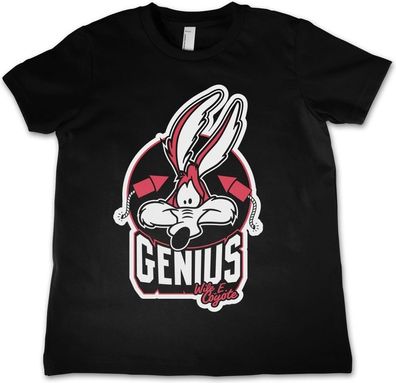 Looney Tunes Wile E. Coyote Genius Kids T-Shirt Kinder Black