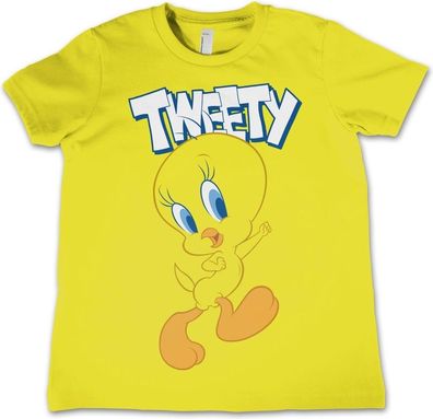 Looney Tunes Tweety Kids Tee Kinder T-Shirt Yellow