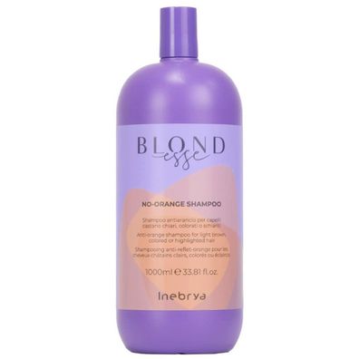 Inebrya Blondesse No-Orange Shampoo für helles und blondiertes Haar 1000ml (W)