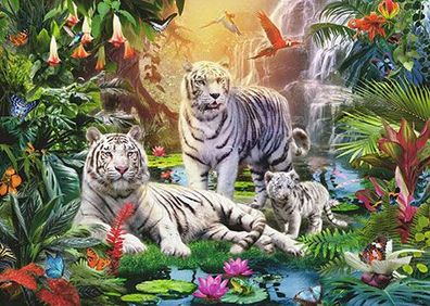 Die Familie der Weißen Tiger