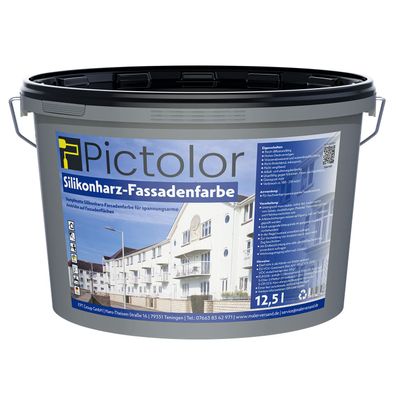 Pictolor® Silikonharz Fassadenfarbe Inhalt:12,5 Liter