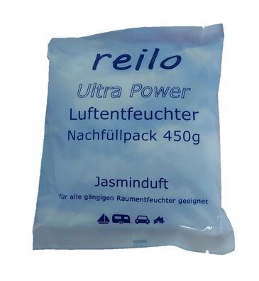 12 x 450g "Jasminduft" Raum-/ Luftentfeuchter Granulat im Vliesbeutel