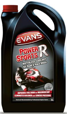 Evans Power Sports R Kühlflüssigkeit / Kühlmittel ohne Wasser (5 Liter Kanist
