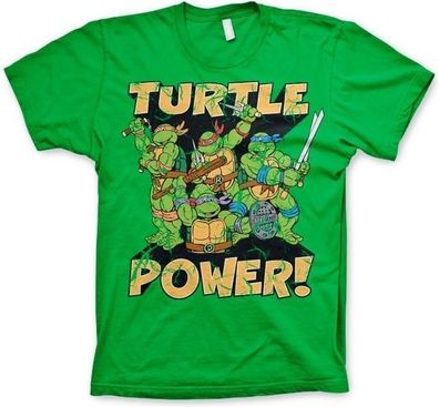 Teenage Mutant Ninja Turtles TMNT Turtle Power! T-Shirt Green
