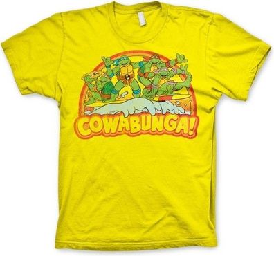 Teenage Mutant Ninja Turtles TMNT Cowabunga T-Shirt Yellow