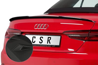 CSR Heckflügel mit ABE für Audi A5 F5 Cabrio 2016- CSR-HF628-M Carbon Look mat