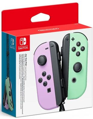 Switch Controller Joy-Con 2er pastell lila/ grün - Nintendo 10011584 - (Nintendo Swi