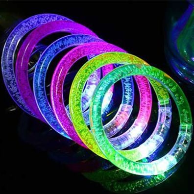 Precorn 12x Leuchtarmband-Set 6 Farben Glowstick-Armband Geburtstage Fasching Partys