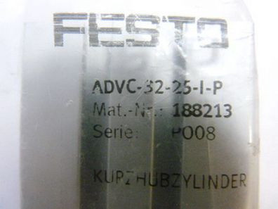 Festo ADVC-32-25-I-P Kurzhubzylinder 188213