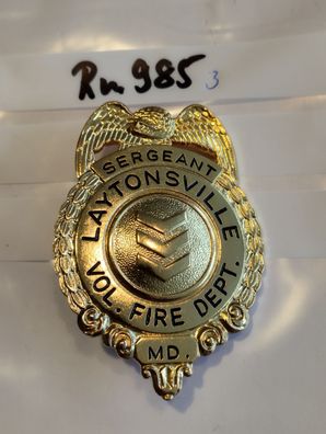 Feuerwehr USA Laytonsville Vol. Fire Dept Göde Kopie (rm985)