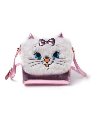 Marie Handbags Disney - Marie Shoulder Bag With Furry Flap Pink