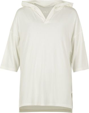 Fila Damen Kurzarmshirt Cecina Oversized Shirt Egret