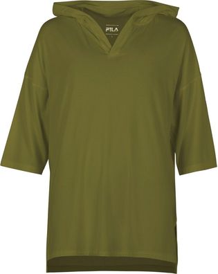 Fila Damen Kurzarmshirt Cecina Oversized Shirt Loden Green