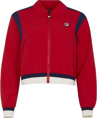 Fila Damen Trainingsjacke Zunyi Track Jacket True Red-Bright White-Medieval Blue