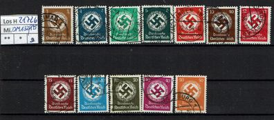 Los H21726: Deutsches Reich Dienst Mi. 132/45, gest.
