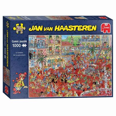 Jan van Haasteren - La Tomatina, 1000 Stück.